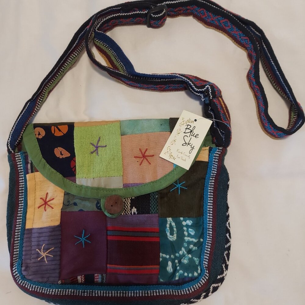 NWT Cotton Patchwork Small Purse-Pattern 1 NWT - image 1